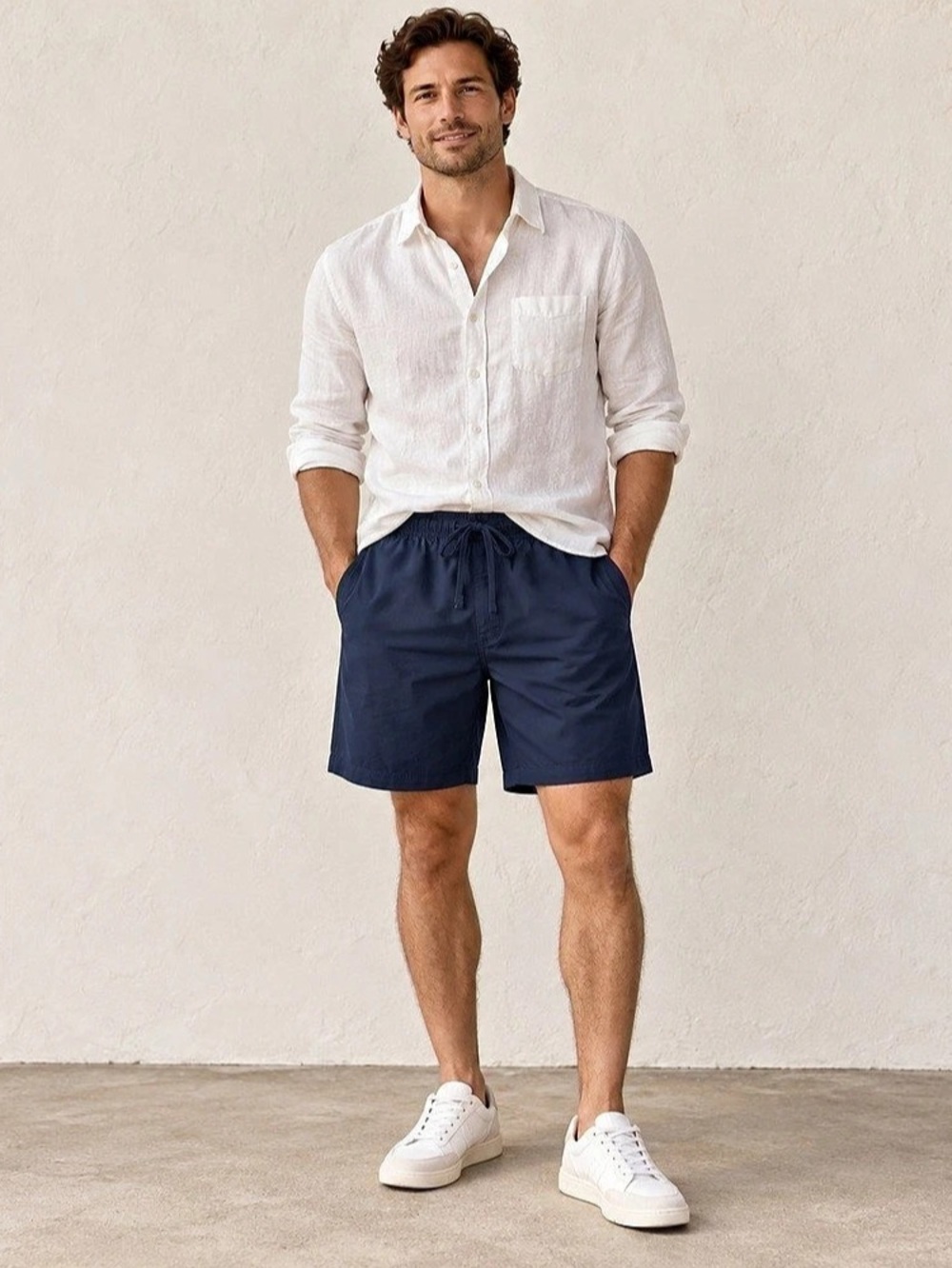 Banana Republic Men’s Navy Pull-On Shorts XL NWT